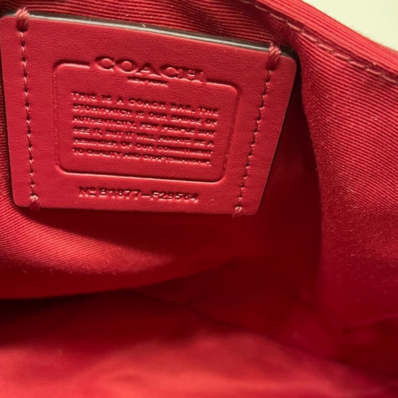 Coach Brown Signature Dome Satchel with Hot Pink Trim - Picture 2 of 8